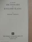 A Concise Dictionary of English Slang
