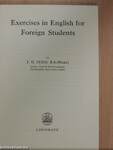 Exercises in English for Foreign Students