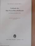 Lehrbuch der Hals-Nasen-Ohren-Heilkunde