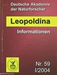 Deutsche Akademie der Naturforscher Leopoldina Informationen Nr. 59 I/2004