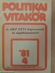 Politikai Vitakör 1981/4.