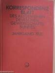 Korrespondenzblatt des Allgemeinen Deutschen Gewerkschaftsbundes - 31. Jahrgang (gótbetűs)