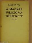 A magyar filozófia története II. (töredék)