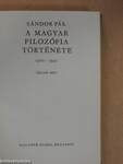 A magyar filozófia története II. (töredék)