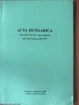 Acta Hungarica 1996-1997