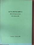 Acta Hungarica 2001