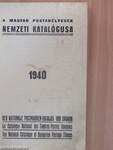A magyar postabélyegek nemzeti katalógusa 1940