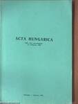 Acta Hungarica 1991