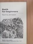 Batik for beginners