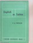 English in Tables