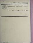 Index of Current Research on Pigs February 1983.