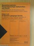 Gesamtverzeichnis Deutschsprachiger Zeitschriften und Serien 1-2.