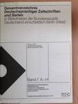 Gesamtverzeichnis Deutschsprachiger Zeitschriften und Serien 1-2.