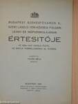 Budapest Székesfőváros X., Szent László-téri községi Polgári Leány- és Nőipariskolájának értesitője az 1936-1937. iskolai évről