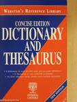 Concise Edition Dictionary and Thesaurus