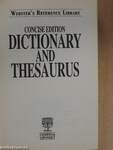 Concise Edition Dictionary and Thesaurus