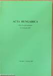 Acta Hungarica 1995