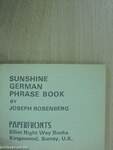 Sunshine German Phrase Book