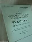 A Budapesti Egyesületi Veres Pálné Leánygimnázium évkönyve az 1942-1943. iskolai évről