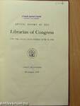 Annual Report of the Librarian of Congress for the Fiscal Year Ending June 30, 1958