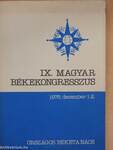 IX. Magyar Békekongresszus 1978. december 1-2.