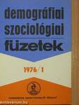 Demográfiai-Szociológiai Füzetek 1976/1.