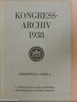 Kongress-Archiv 1938 I-IV.