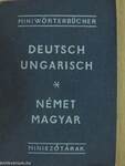 Német-magyar miniszótár (minikönyv)