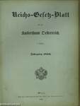 Reichs-Gesetz-Blatt 1856. (gótbetűs)