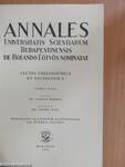 Annales Universitatis Scientiarum Budapestinensis de Rolando Eötvös nominatae XVII.