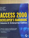 Access 2000 Developer's Handbook - CD-vel