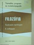 Filozófia 1977-1978.