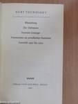 Rheinsberg/Der Zeitsparer/Fromme Gesänge/Träumereien an preußischen Kaminen/Auswahl 1907 bis 1919