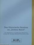 Das Historische Seminar im "Dritten Reich"