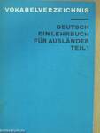 Vokabelverzeichnis Deutsch Ein Lehrbuch Für Ausländer Teil 1