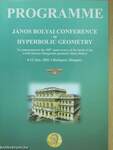 Programme - János Bolyai Conference on Hyperbolic Geometry