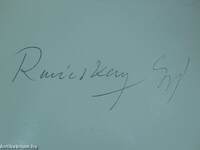 Ruzicskay György festőművész gyűjteményes kiállítása (aláírt példány)