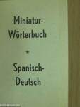 Miniatur-Wörterbuch Spanisch-Deutsch (minikönyv)