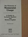 The Elements of Nonsexist Usage