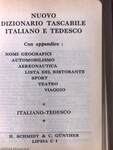 Neues Taschenwörterbuch der Deutschen und Italienischen sprache/Nuovo dizionario tascabile Italiano e Tedesco