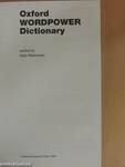 Oxford Wordpower Dictionary