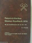 Österreichisches Montan-Handbuch 1976