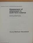 Assessment of attainment in sixth-form science