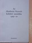 Az Akadémiai Nyomda kollektív szerződése 1969-1970