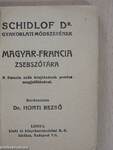 Schidlof Dr. gyakorlati módszerének magyar-francia/francia-magyar zsebszótára