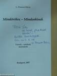 Mindörökre - Mindenkinek (dedikált példány)