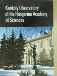 Konkoly Observatory of the Hungarian Academy of Sciences