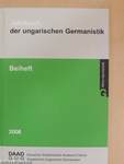 Jahrbuch der ungarischen Germanistik 2008 - Beiheft