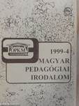 Magyar Pedagógiai Irodalom 1999/4