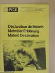 Déclaration de Malmö/Malmöer Erklärung/Malmö Declaration